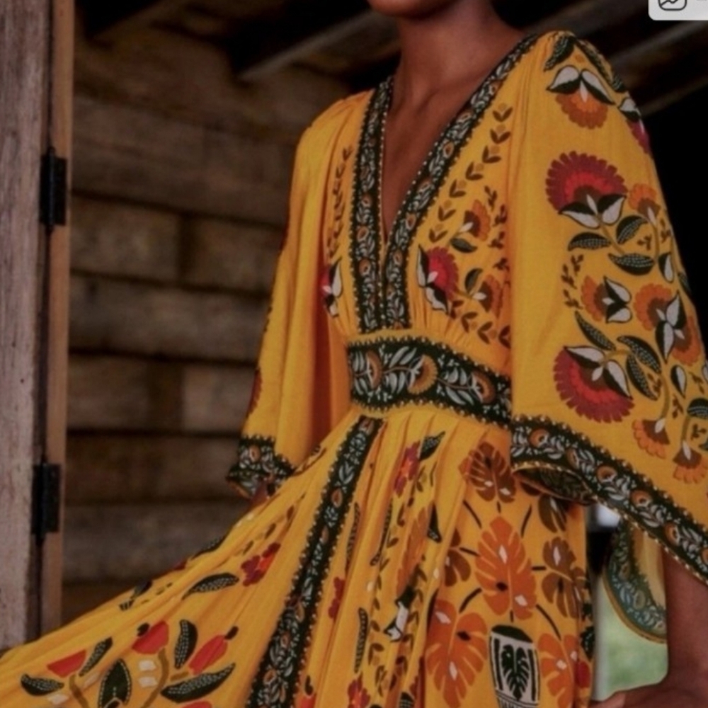 Farm Rio Yellow Maxidress - Picture 3 of 3